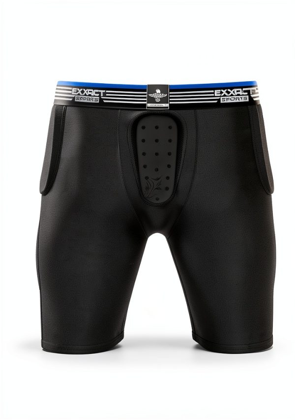 Exxact Sports Youth Football Girdle Black Polyester-3