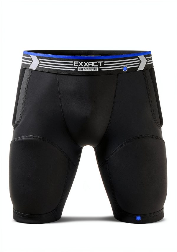 Exxact Sports Youth Football Girdle Black Polyester-1