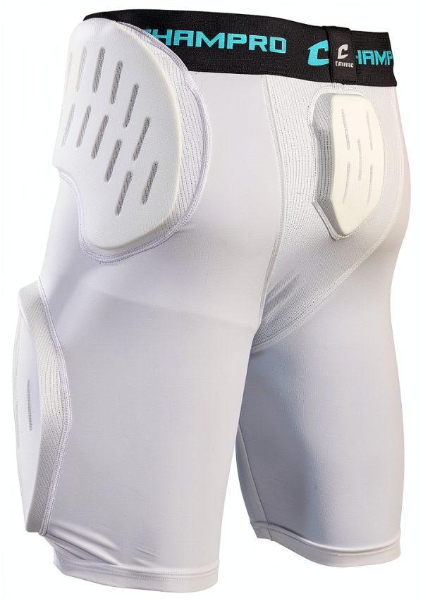 Champro Formation 5-Pad Adult Girdle White Medium-1