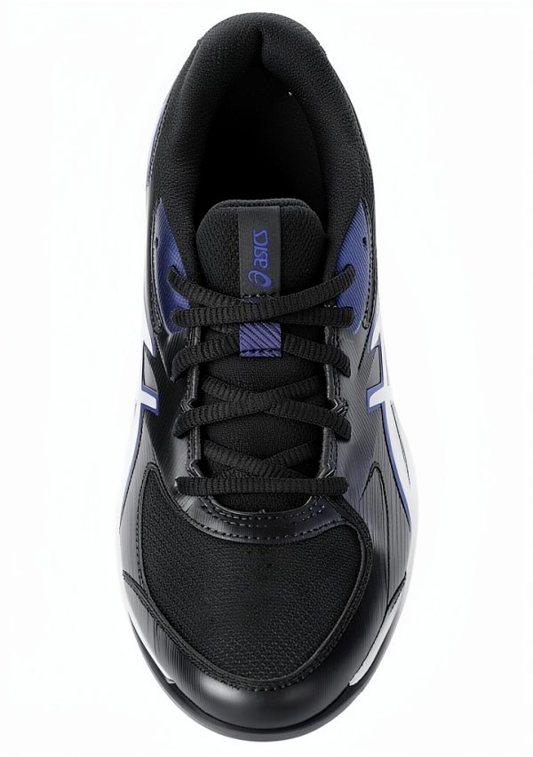 Asics Boys' Racquet Sport Shoes Grey Blue/Ironclad-5