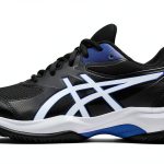 Asics Boys' Racquet Sport Shoes Grey Blue/Ironclad-0