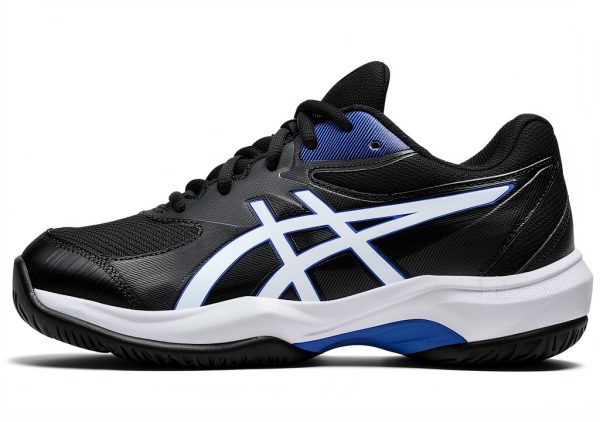 Asics Boys' Racquet Sport Shoes Grey Blue/Ironclad-0