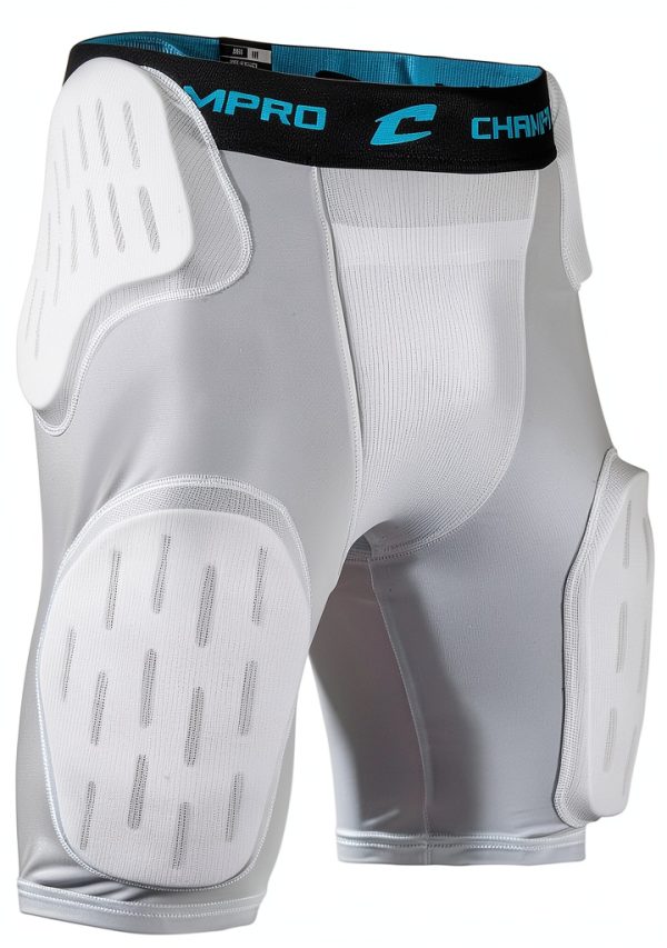 Champro Formation 5-Pad Adult Girdle White Medium-0