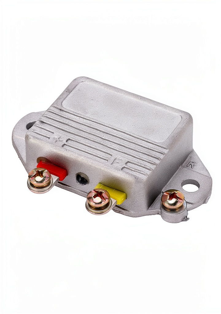 Agatige voltage regulator installed in a car alternator