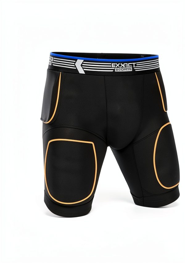 Exxact Sports Youth Football Girdle Black Polyester-2