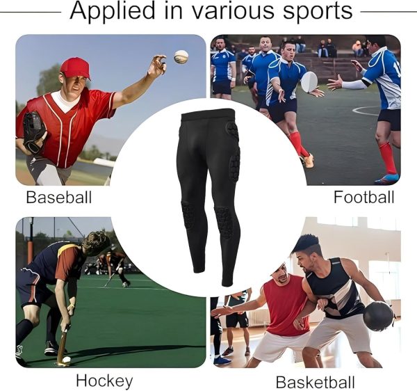 Ciseroye Football Girdle Padded Compression Shorts-3