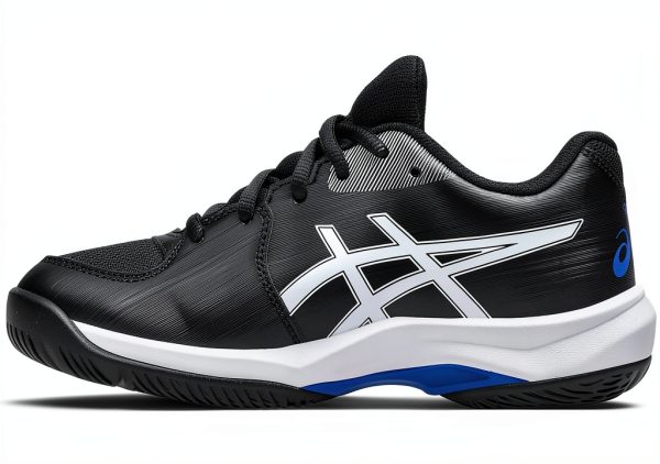 Asics Boys' Racquet Sport Shoes Grey Blue/Ironclad-3