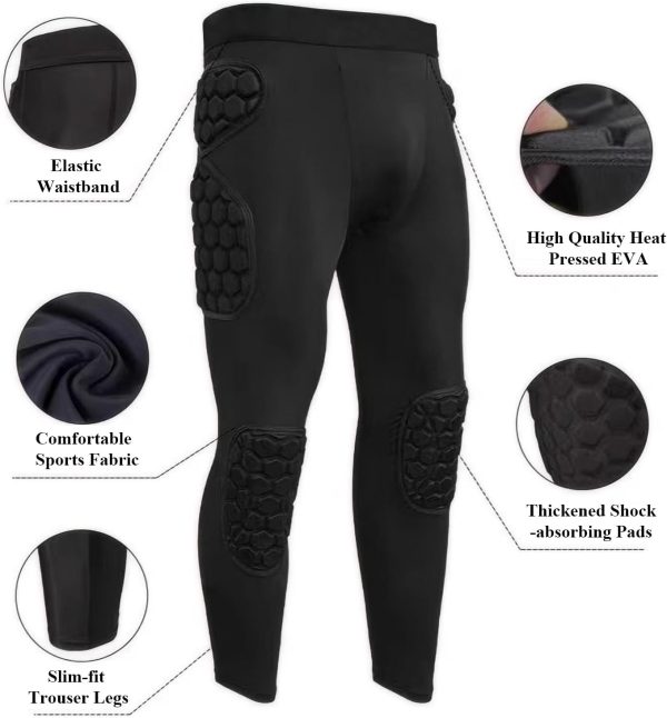 Ciseroye Football Girdle Padded Compression Shorts-1