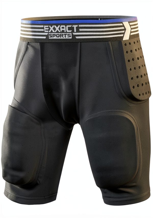Exxact Sports Youth Football Girdle Black Polyester-0