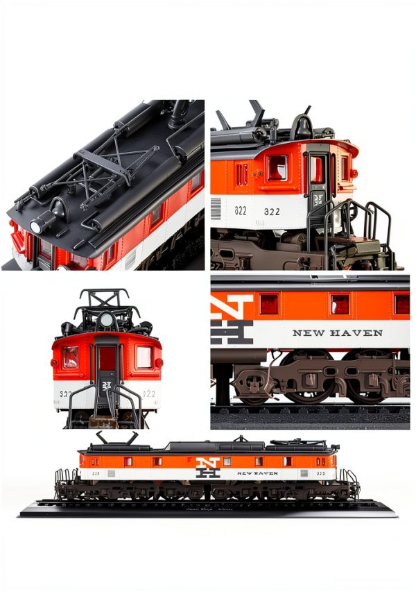 Risopen 1:87 Scale Metal Train Model Orange-3