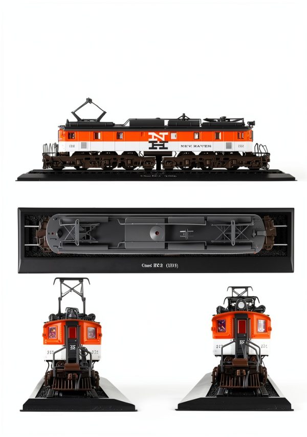 Risopen 1:87 Scale Metal Train Model Orange-4