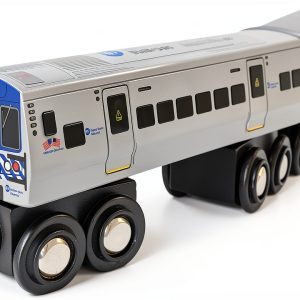 Munipals Wooden Train Set 6-Piece NYC Subway Model MP01-7201 for Kids-0
