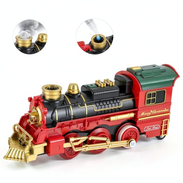 Hnjugfe Christmas Electric Train Set with Suspended Design-4