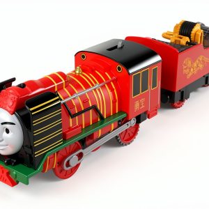 Fisher-Price Yong Bao Motorized Train with Two Cargo Cars Battery-0