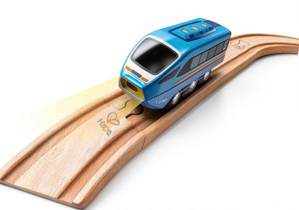 Hape Rechargeable Bluetooth Train Set Model E3726 App Controlled Toy-5