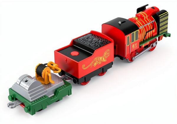 Fisher-Price Yong Bao Motorized Train with Two Cargo Cars Battery-1