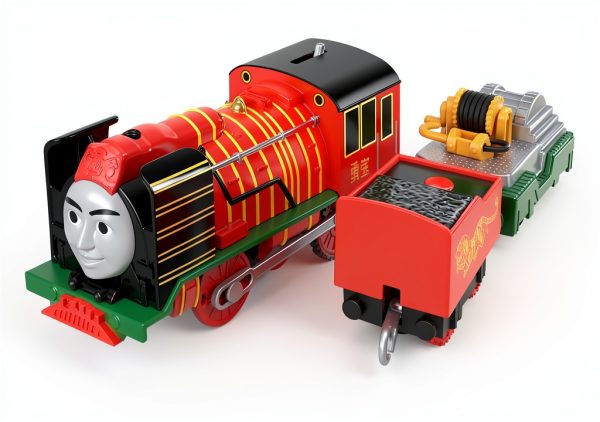 Fisher-Price Yong Bao Motorized Train with Two Cargo Cars Battery-4