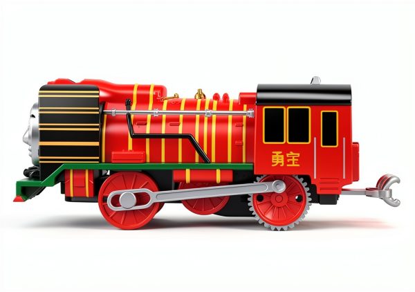 Fisher-Price Yong Bao Motorized Train with Two Cargo Cars Battery-2