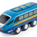 Hape Rechargeable Bluetooth Train Set Model E3726 App Controlled Toy-0