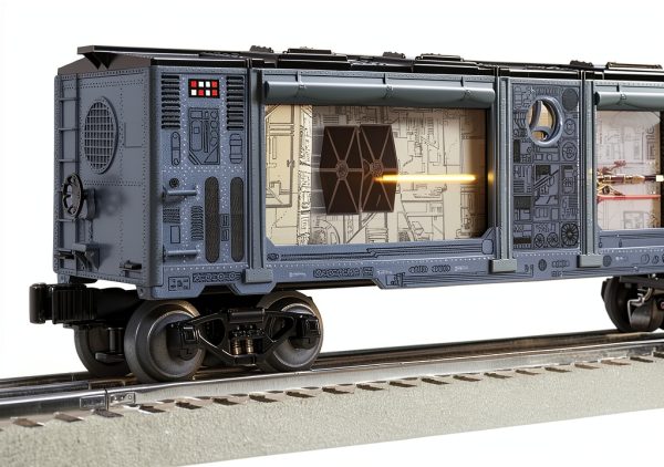 Lionel Star Wars X-Wing TIE Fighter Battle Gauge Train Car Multicolor-5