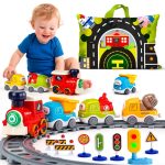 Titain Creations YE-301 Steam Train Playset with Sound Light-0