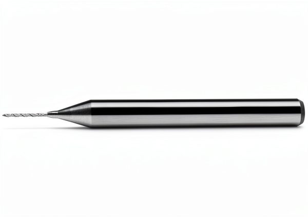 KYOCERA 226L-0165.250 Series 226 Left Hand Micro Drill Bit, 2 Flutes, 0.42 mm Cutting Diameter, 130 Degree Cutting Angle, 6.40 mm Cutting Length, 3 mm Shank Diameter, 38 mm Length, Carbide, Uncoated-1