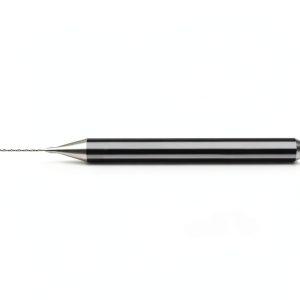 KYOCERA 226L-0165.250 Series 226 Left Hand Micro Drill Bit, 2 Flutes, 0.42 mm Cutting Diameter, 130 Degree Cutting Angle, 6.40 mm Cutting Length, 3 mm Shank Diameter, 38 mm Length, Carbide, Uncoated-0