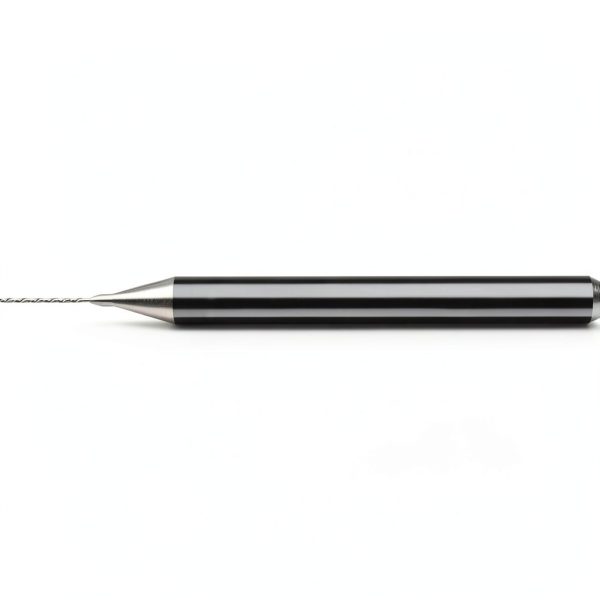 KYOCERA 226L-0165.250 Series 226 Left Hand Micro Drill Bit, 2 Flutes, 0.42 mm Cutting Diameter, 130 Degree Cutting Angle, 6.40 mm Cutting Length, 3 mm Shank Diameter, 38 mm Length, Carbide, Uncoated-0