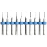 Micro Drill Bits ANKROYU Tungsten Carbide 0.5mm 10pcs Set-0