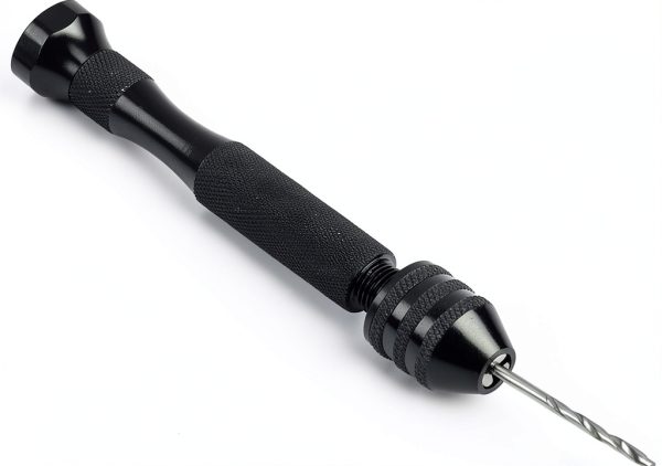 0.3-3.6mm Grasp Range Chuck Manual Hand Drill Hand Drill Micro Mini Drill Bits Set with 25 HSS Drill Bits Wood Drilling Tool-8