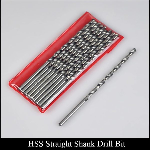 5.6mm 5.7mm OD 250mm Long HSS Straight Shank Twist Drill Bit FUEMZSYR-1