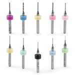 PCB Drill Bits Waziaqoc 10-Pack Micro Carbide Spiral 0.3-1.2mm-0