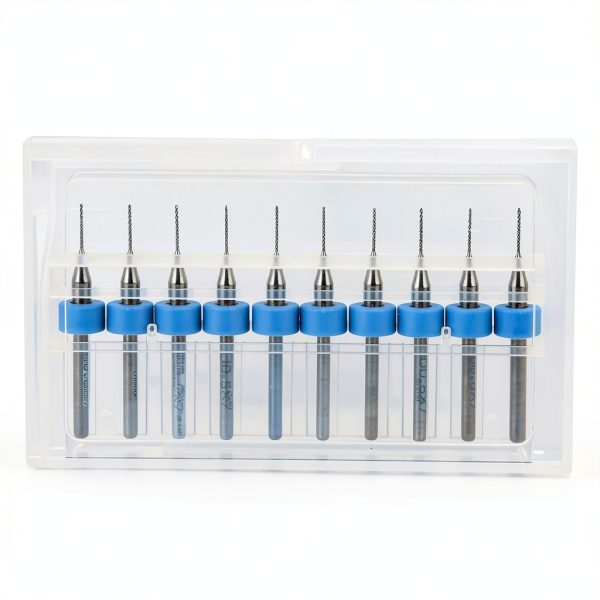 Micro Drill Bits ANKROYU Tungsten Carbide 0.5mm 10pcs Set-3