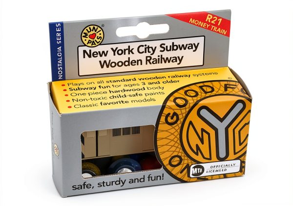 Munipals NYC Wooden Subway Train MP01_Mony R21 Money Train-1