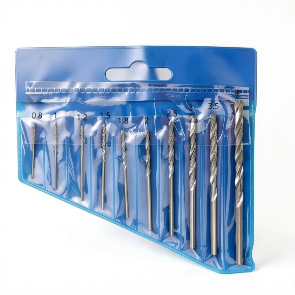 MEETOOT 10-Piece Diamond Drill Bit Set Heavy Duty Micro Drill Bit Set for Glass Tile Jewelry 0.8mm 1.0mm 1.2mm 1.5mm 1.8mm 2.0mm 2.5mm 3.0mm 3.5mm 4.0mm-1