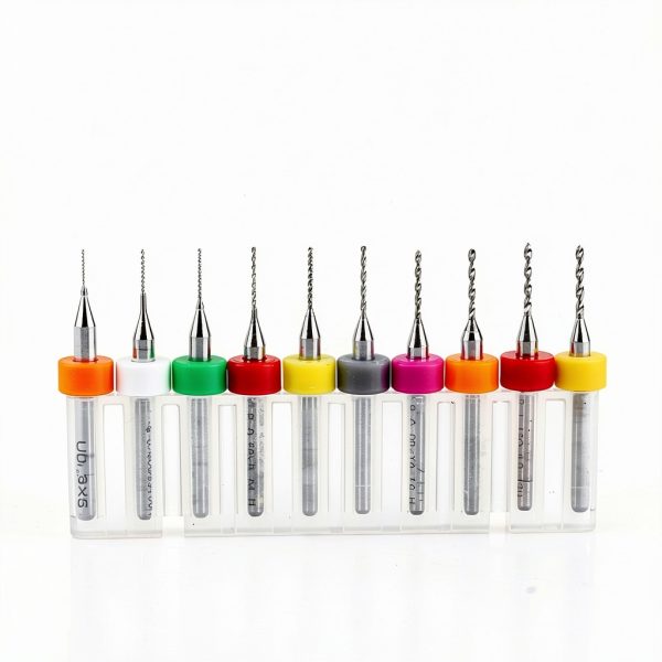 Micro Mini Twist Drill Bits Set 10Pcs by Yuecoom Carbide-7
