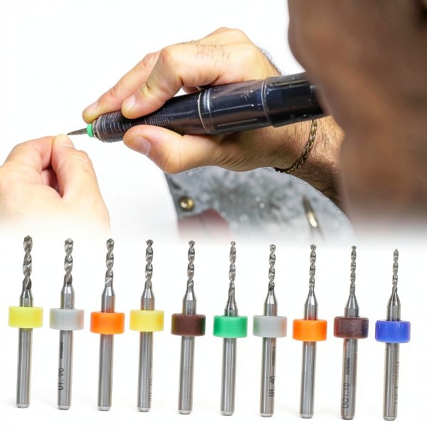 Micro Drill Bits Tofficu 30pcs Tungsten Carbide Set for Jewelry & PCB-4