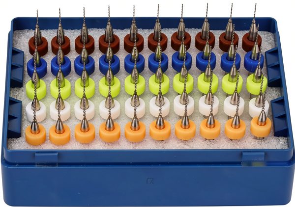 Carbide Micro Drill Bit 0.5-0.9mm 50pcs Qiilu Premium Set-1