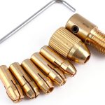 Small Electric Drill Bit 8pcs 0.5-3mm Twist Drill Copper Chuck Brrnoo-0