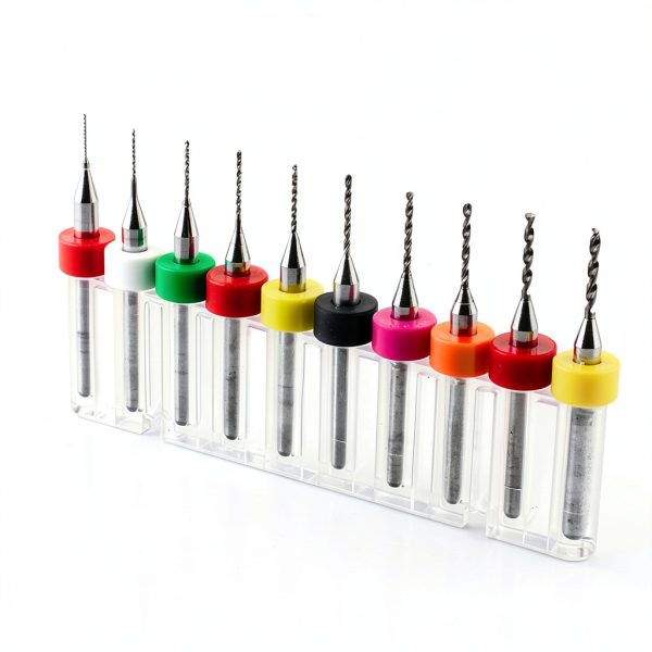 Micro Mini Twist Drill Bits Set 10Pcs by Yuecoom Carbide-4