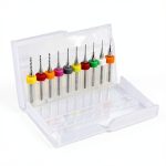 Micro Mini Twist Drill Bits Set 10Pcs by Yuecoom Carbide-0
