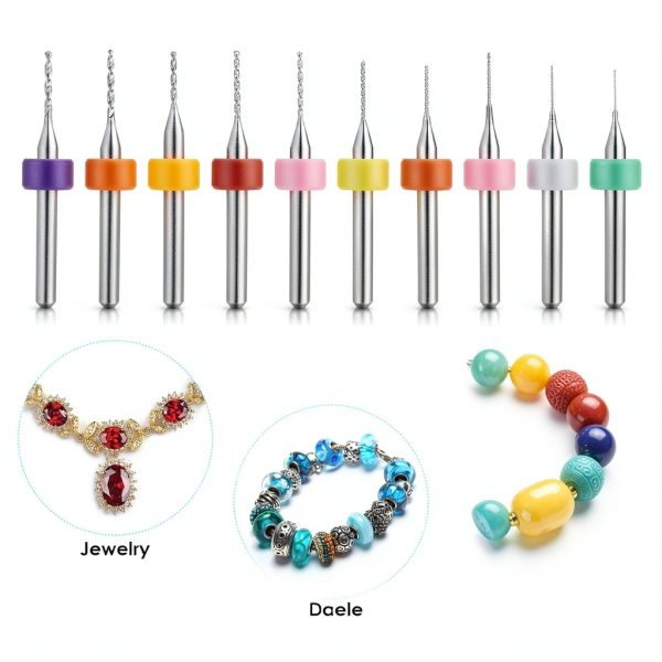20 Pcs Micro Drill Bit Set 0.3-1.2mm Micro Drill Bits Tungsten Steel PCB Print Circuit Board Flute CNC Router Bits Shank for Rough Stone Jewelry Punching Engraving-5