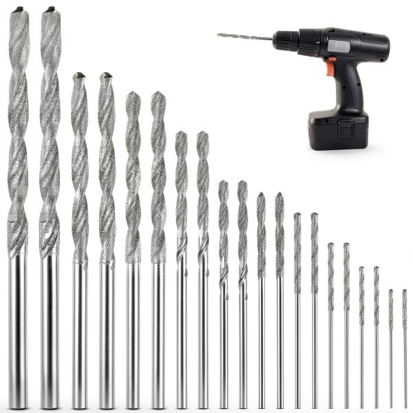Drill Bits 20Pcs 0.8-4mm Metric Cobalt HSS Jobber Set Eldraqth-0