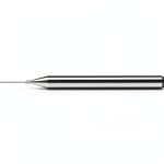 KYOCERA 105-0095.150 Series 105 Micro Drill Bit, 2 Flutes, 0.0095" Cutting Diameter, 118° Cutting Angle, 0.1500" Cutting Length, 1/8" Shank Diameter, 1-1/2" Length, Carbide, Uncoated-0
