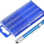 21 PCS Metric Mini Micro Drill Bit Set by Skrfren for Jewelry & DIY-0