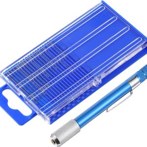 21 PCS Metric Mini Micro Drill Bit Set by Skrfren for Jewelry & DIY-0