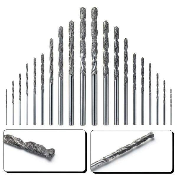 Honoson 20 Pieces Diamond Drill Bits Set for Stone Twist Tip Drill Bit Heavy Duty Micro Set for Glass Tile Jewelry 0. 8 mm 1. 0 mm 1. 2 mm 1. 5 mm 1. 8 mm 2. 0 mm 2. 5 mm 3. 0 mm 3. 5 mm 4. 0 mm-2