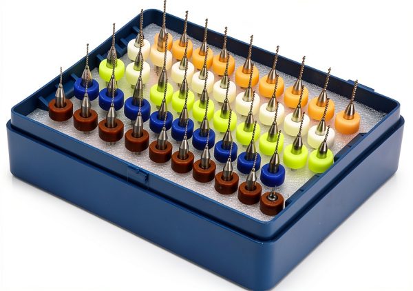 Carbide Micro Drill Bit 0.5-0.9mm 50pcs Qiilu Premium Set-0