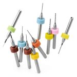 110Pcs 0.11.0mm Tungsten Carbide Drill Bits Straight Shank PCB Drill Bits for PCB Print, Metalworking, Pin Vises-0