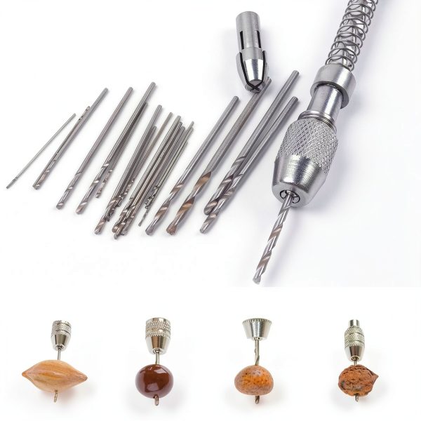 Mini Drill Bit Set 20pcs + 2pcs Chuck by Saipe HSS Micro Tool-5
